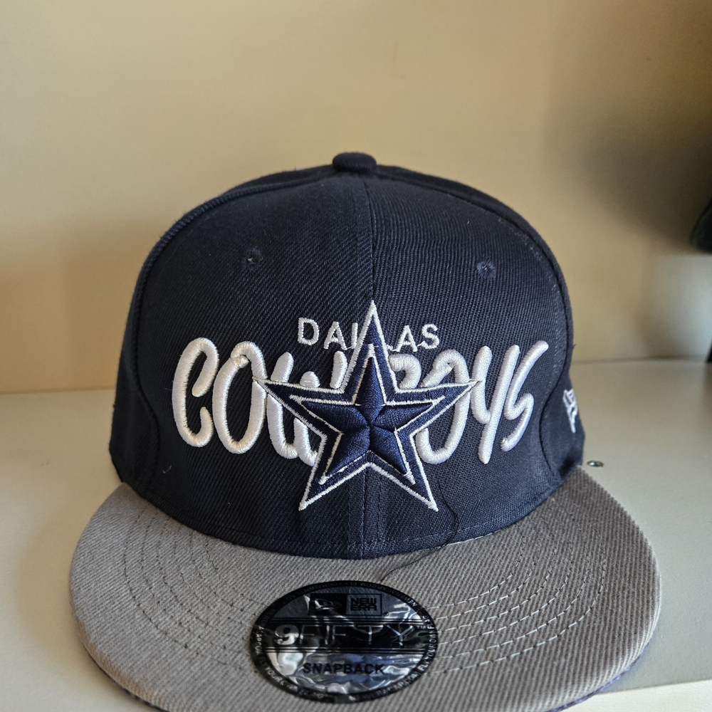 Dallas Cowboys Navy and Gray Cap